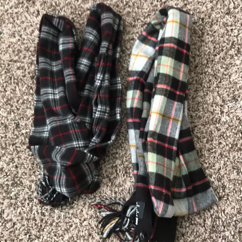 Plaid scarves